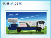 各地為治理大氣污染，推出了多功能噴霧降塵車